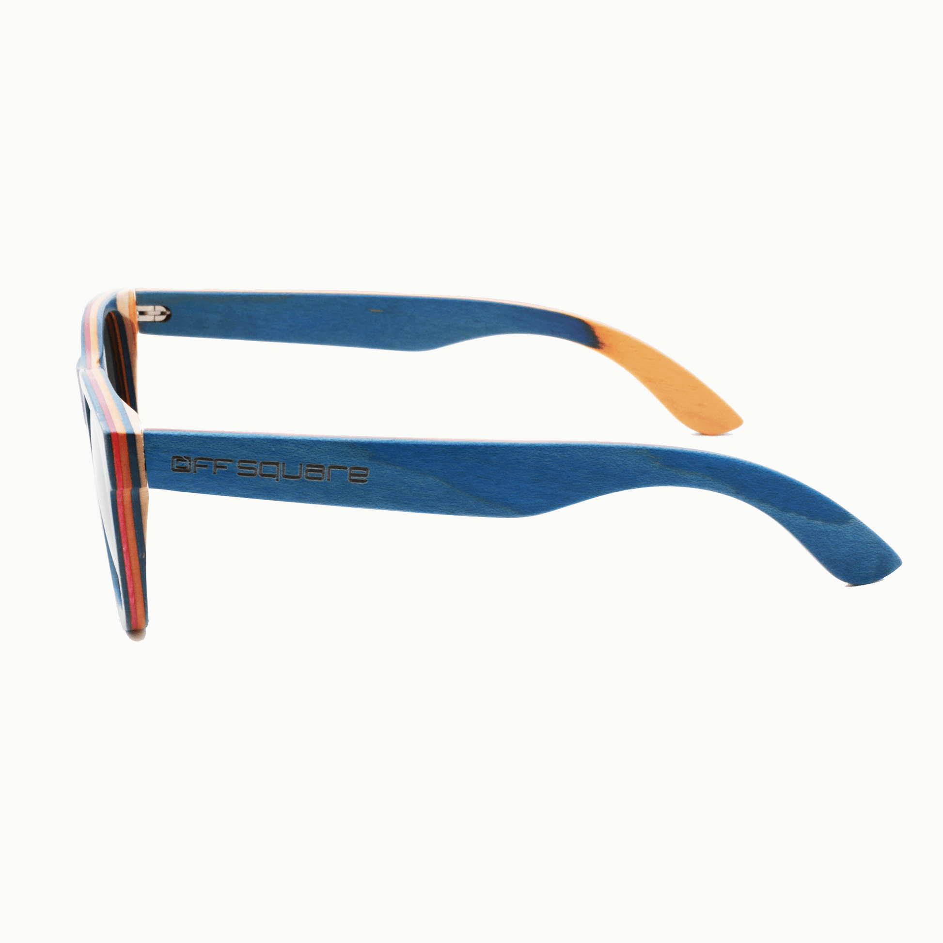 Slide Recycled Skateboard Deck Blauw - offsquareofficial