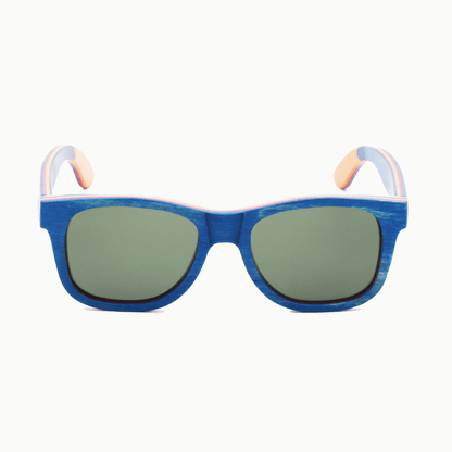 Slide Recycled Skateboard Deck Blauw - offsquareofficial
