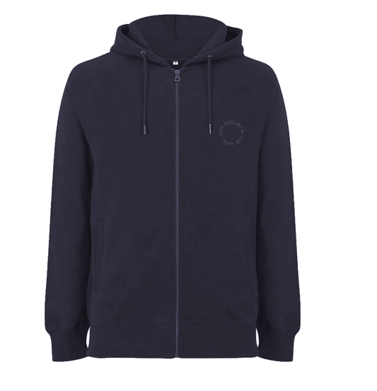 Sweater Hooded Zip Offsquare logo op de borst voorkant